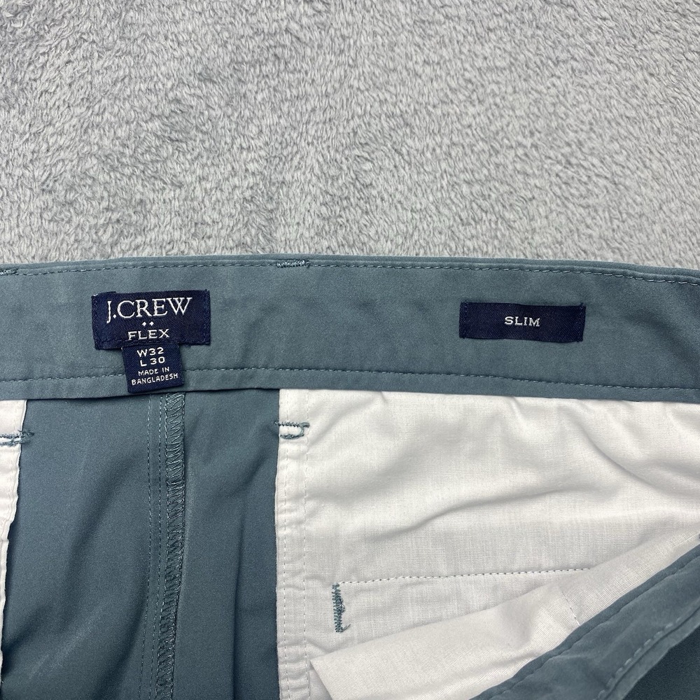 J Crew Slim Fit Tech Performance Flex Pants Mens 32x30 Gray Stretch - Picture 4 of 9